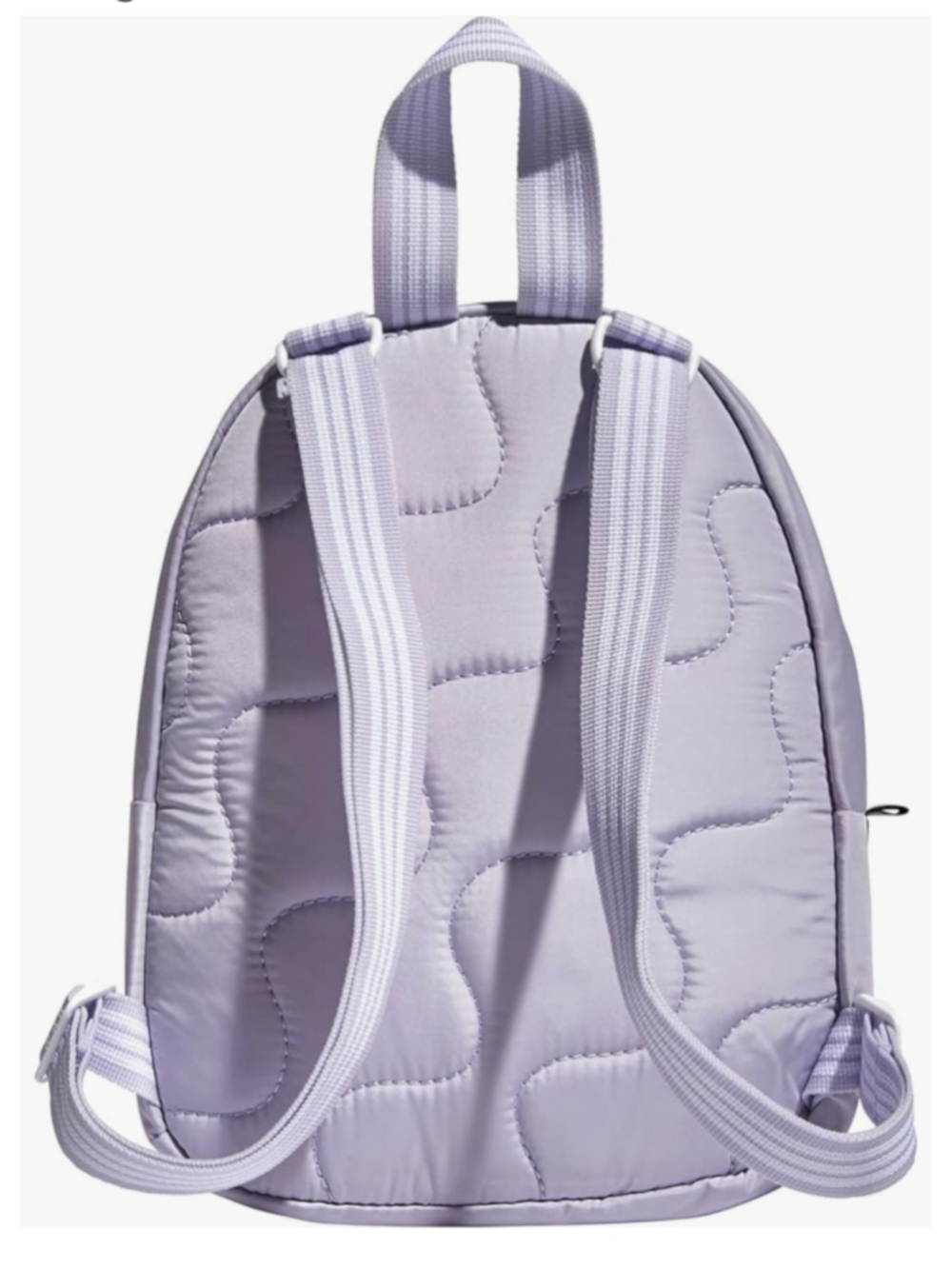 Adidas Lilac Mini Travel Backpack NWT Rare Discontinued Logo Bookbag - Picture 2 of 10